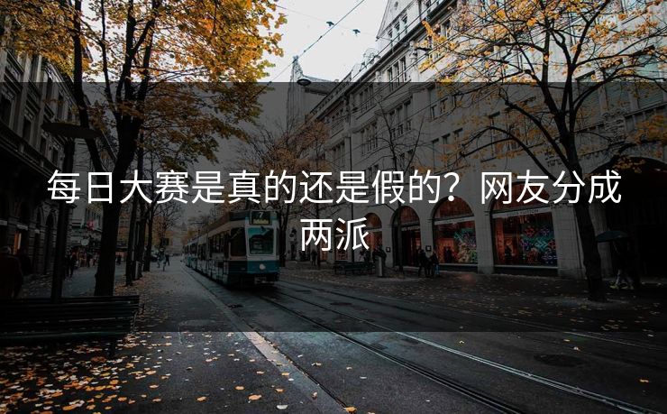 每日大赛是真的还是假的？网友分成两派